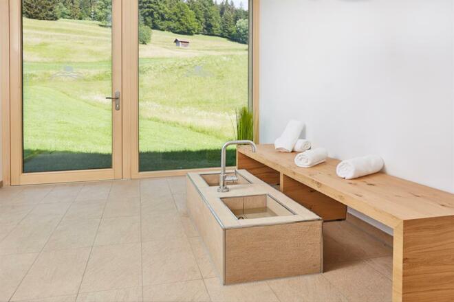 Fußbad mit fantstischem Ausblick