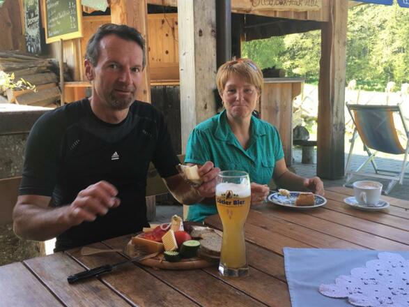 Gastgeber Michael und Christine