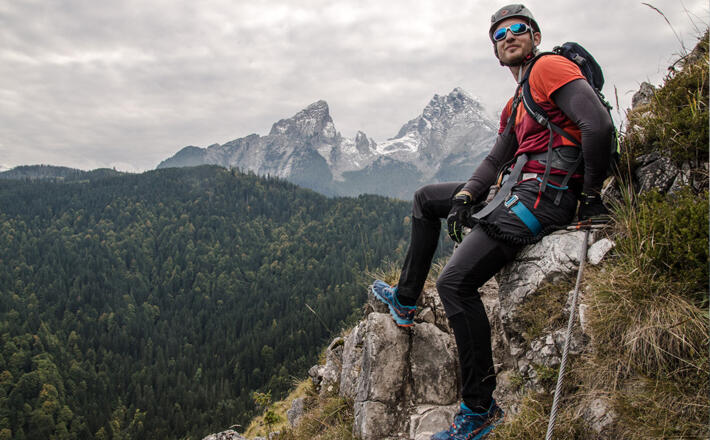 Klettersteig mit Watzmannblick
