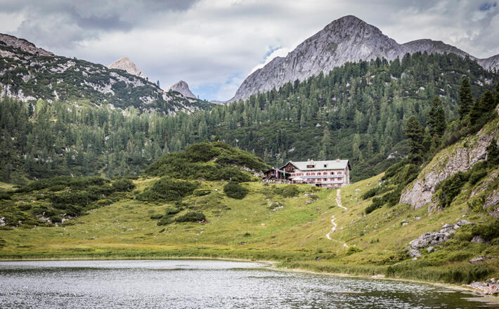 Die Eiskapell am Fuß der Watzmann Ostwand