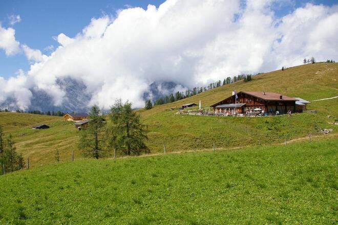 Gotzenalm mit Watzmann Ostwand