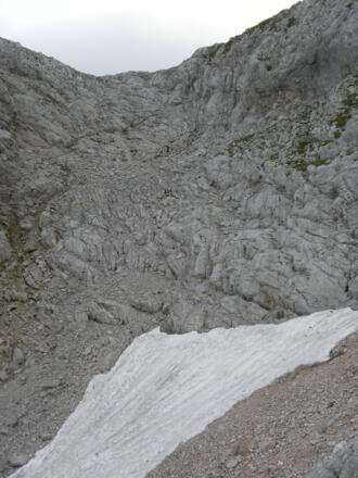 im Kar unter der Göllscharte