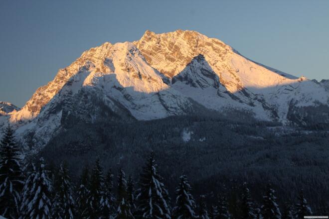 Watzmann im Morgenlicht
