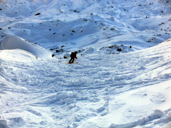 steile Nordostflanke