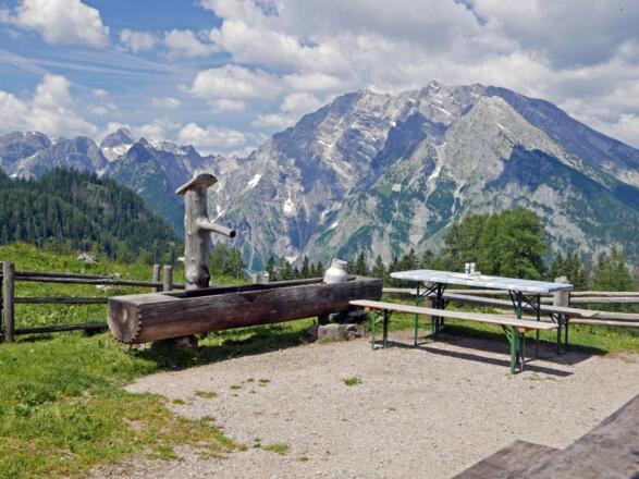 Watzmannblick von der Priesbergalm