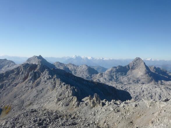Aussicht zum Selbhorn, Hohe Tauern und Schönfeldspitze