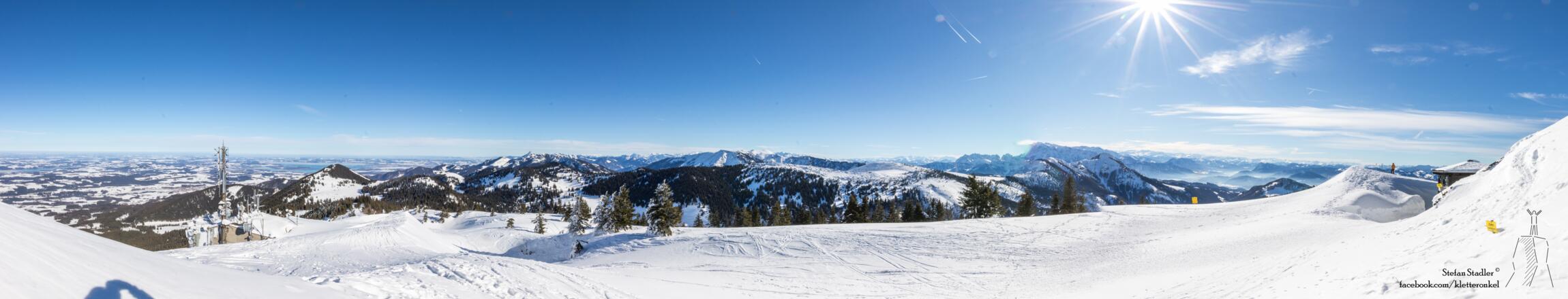 Gipfelpanorama vom Hochries