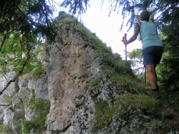 schmaler Grat zum Jagerhorn