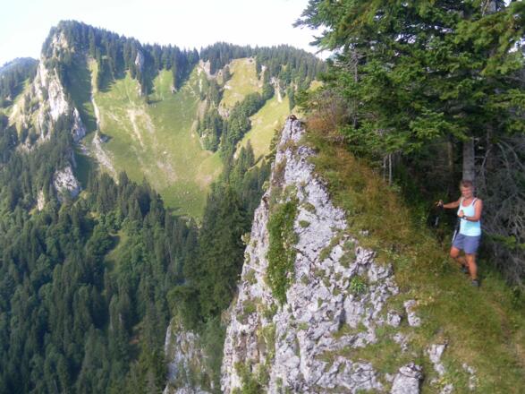 Gratabstieg vor Heuraffelkopf