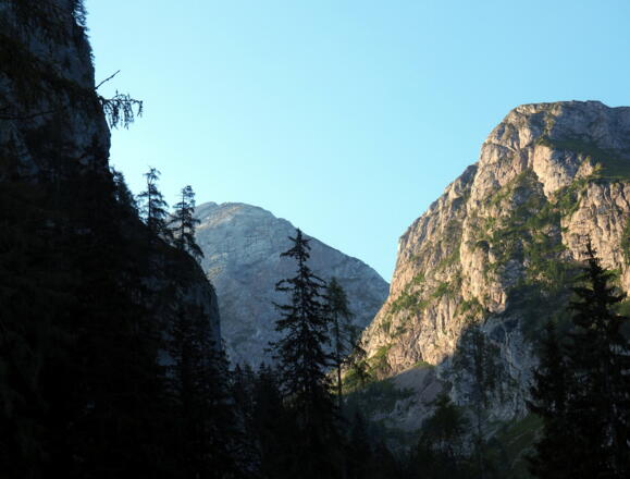 Erster Blick zum Kahlersberg um 1500m