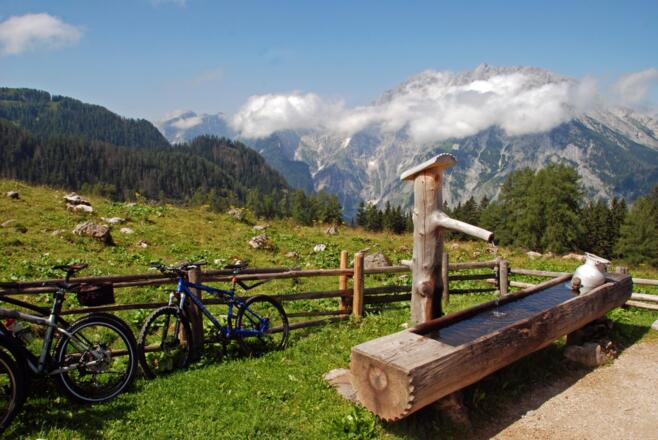 Brunnen der Priesbergalm