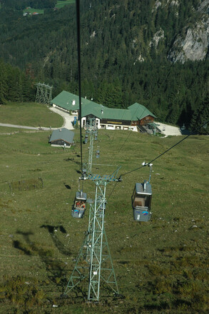 Auffahrt mit der Jennerbahn