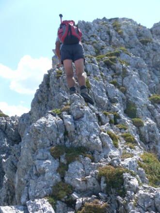 Kraxelei am Kammertalkopf