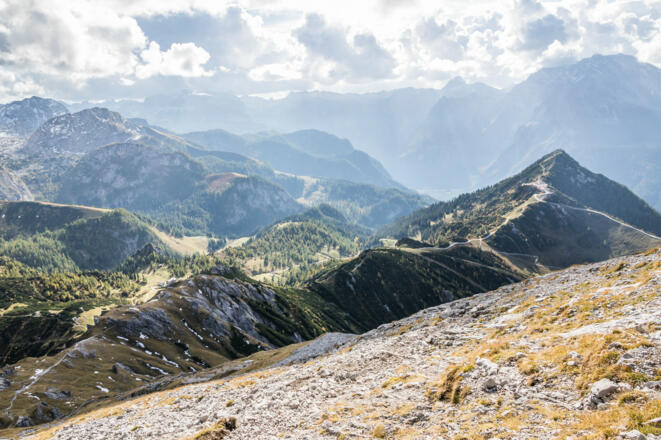 Blick vom Brett zum Jenner