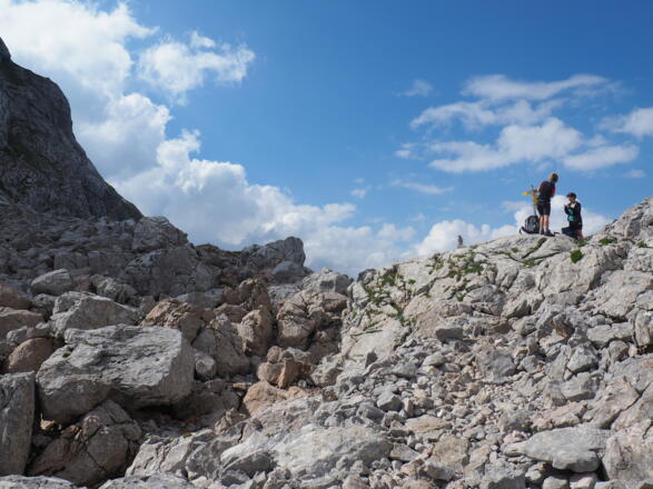 Hochgschirr 1949m, links ab