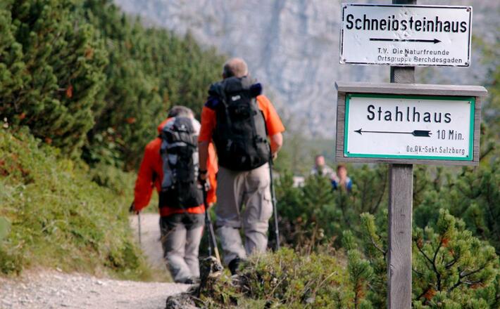 Auf dem Weg zum Schneibsteinhaus