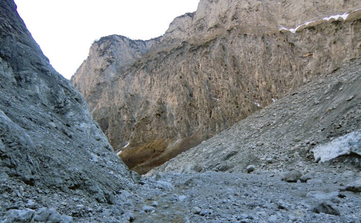 Der Weg zur Eiskapelle am Königssee