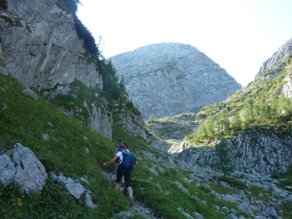 Anstieg im Stiergraben