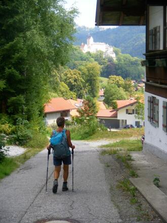 durch Hammerbach zum Schloss Hohenaschau