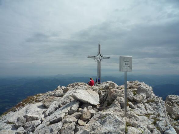 Auf dem Gipfel des Hohen Göll