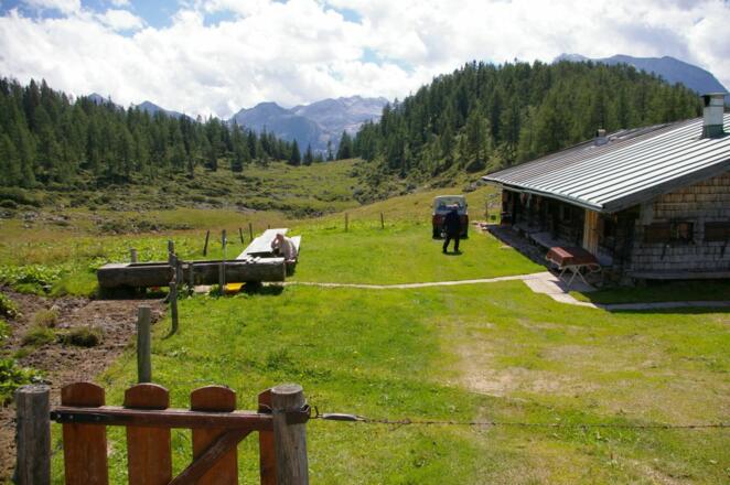Kaser auf der Gotzenalm