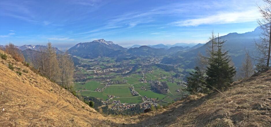 Ausblick auf Berchtesgarden