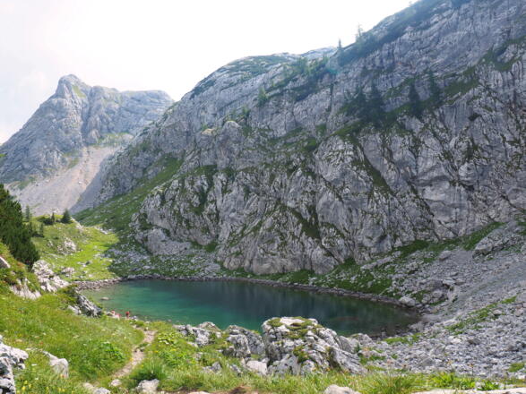 Seeleinsee 1810m vom Plateau