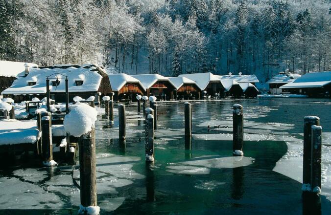 Bootshäuser Königssee