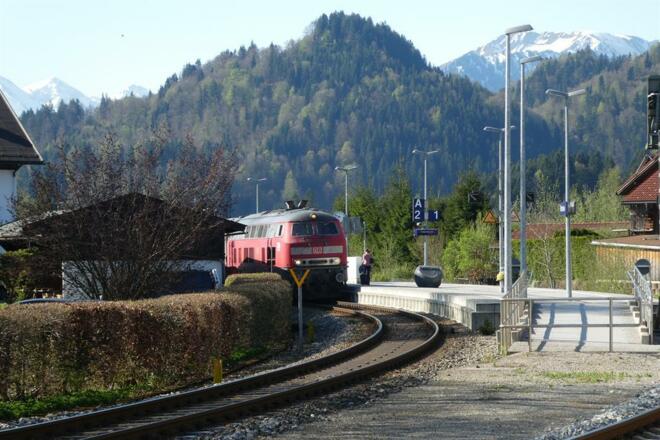 Bahnhof/Gleise Fischen