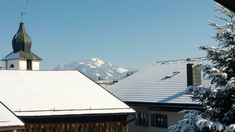 Blick vom Dachbalkon aus