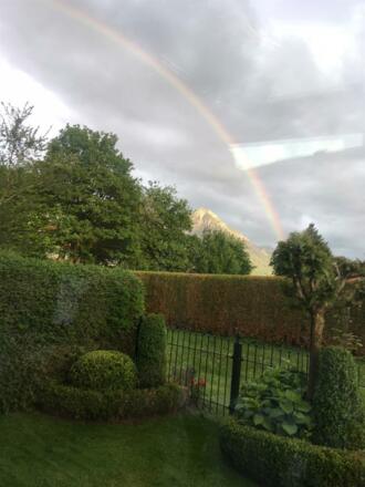 Regenbogen mit Blick aufs Rubihorn