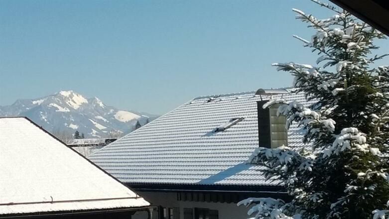 Blick vom Dachbalkon aus
