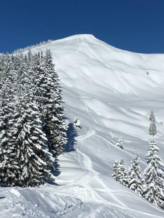 Winterpanorama - Skihang