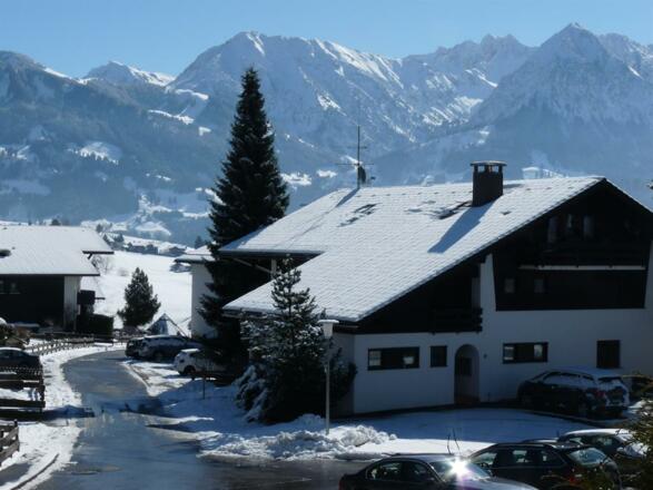 Ausblick Wohnzimmer Winter