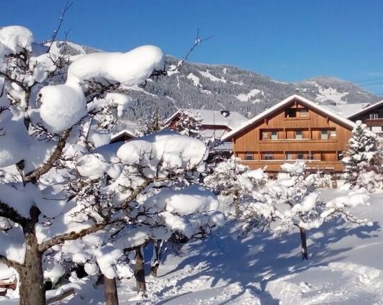 Oberdorf 1 im Winter