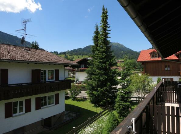 Aussicht vom Südwestbalkon
