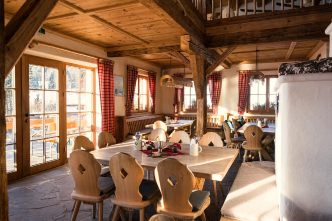 Schlitte Hitte - direkt an der Talstation in Ofterschwang