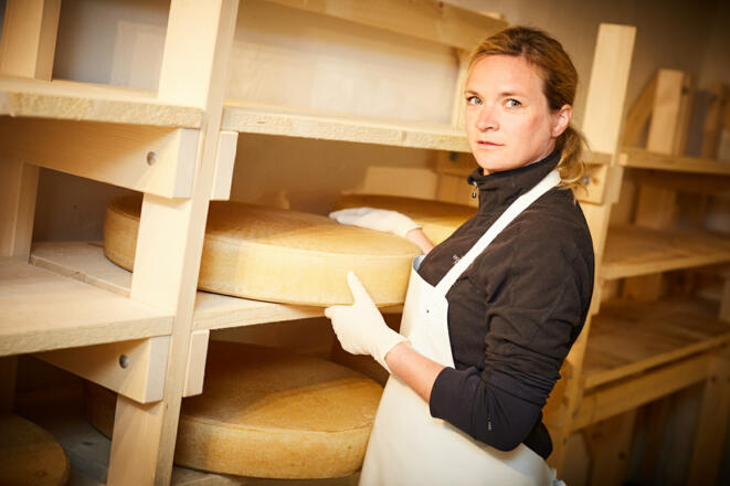 Käsereifung im &quot;Busche Berta&quot; Bauernhaus