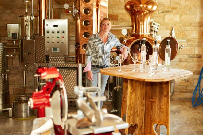 Schnapsbrennerei im &quot;Busche Berta&quot; Bauernhaus