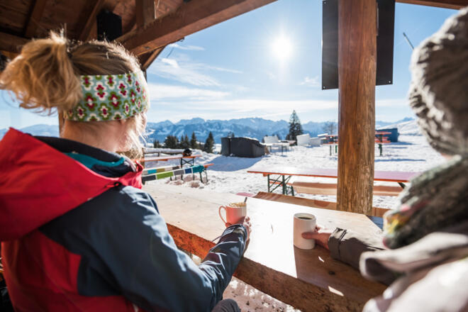 Hochbichl Hütte - an der Familienabfahrt nach Ofterschwang