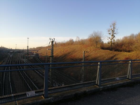 Fußgängerbrücke über die Max-Born-Straße