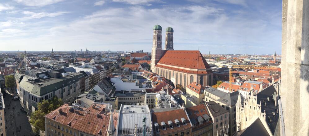 Ausblick vom Turm des Neuen Rathauses