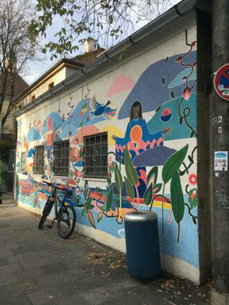 Mural von Stella Ismene in der Corneliusstraße