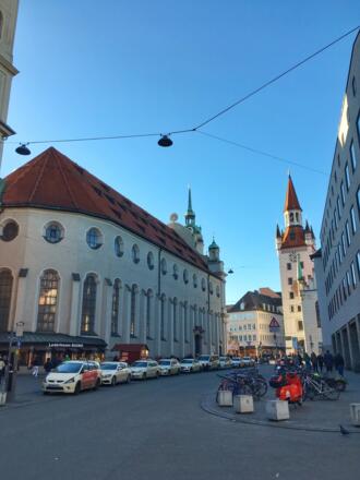 Heilig-Geist-Kirche Sicht von Tal