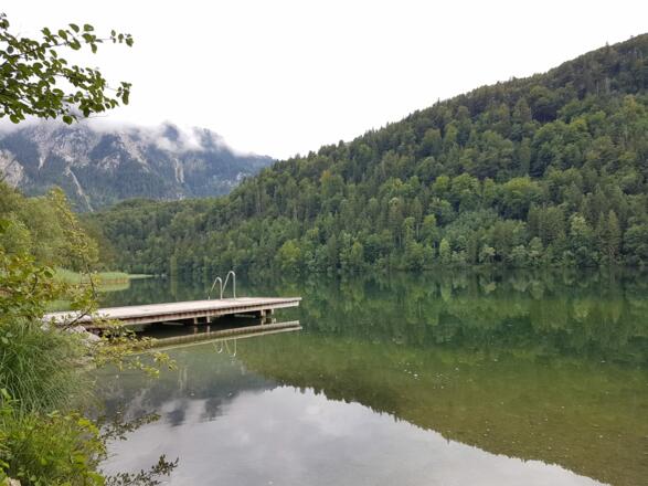 Badesteg im Schwansee