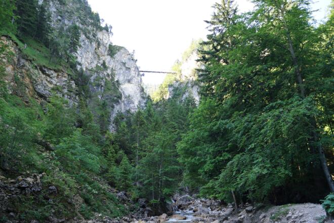 entlang der Pöllatschlucht