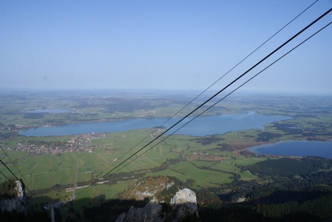 Ausblick vom Tegelberg