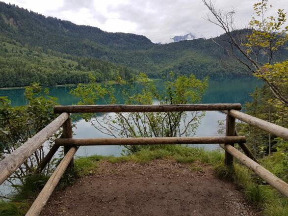 Pindarplatz oberhalb des Alpsees