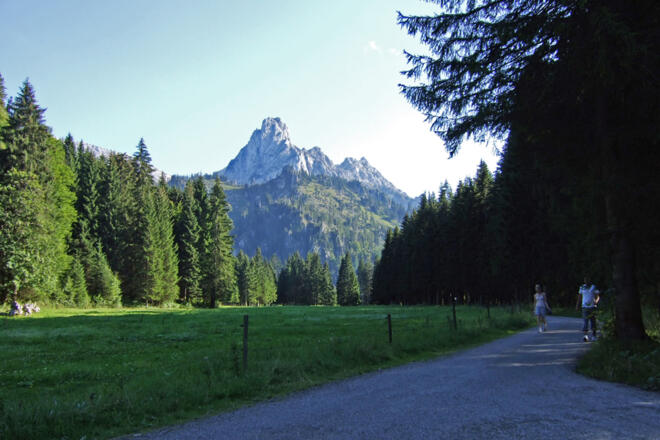Blick auf den Geiselstein