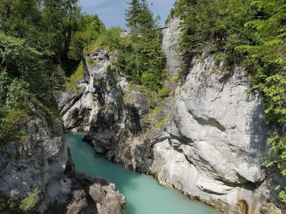 Lechschlucht am Lechfall
